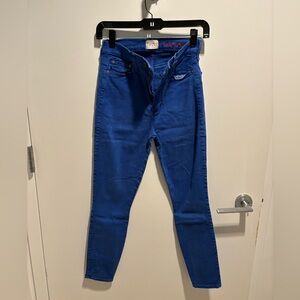 Alice + Olivia |Blue High Waist Skinny Jeans